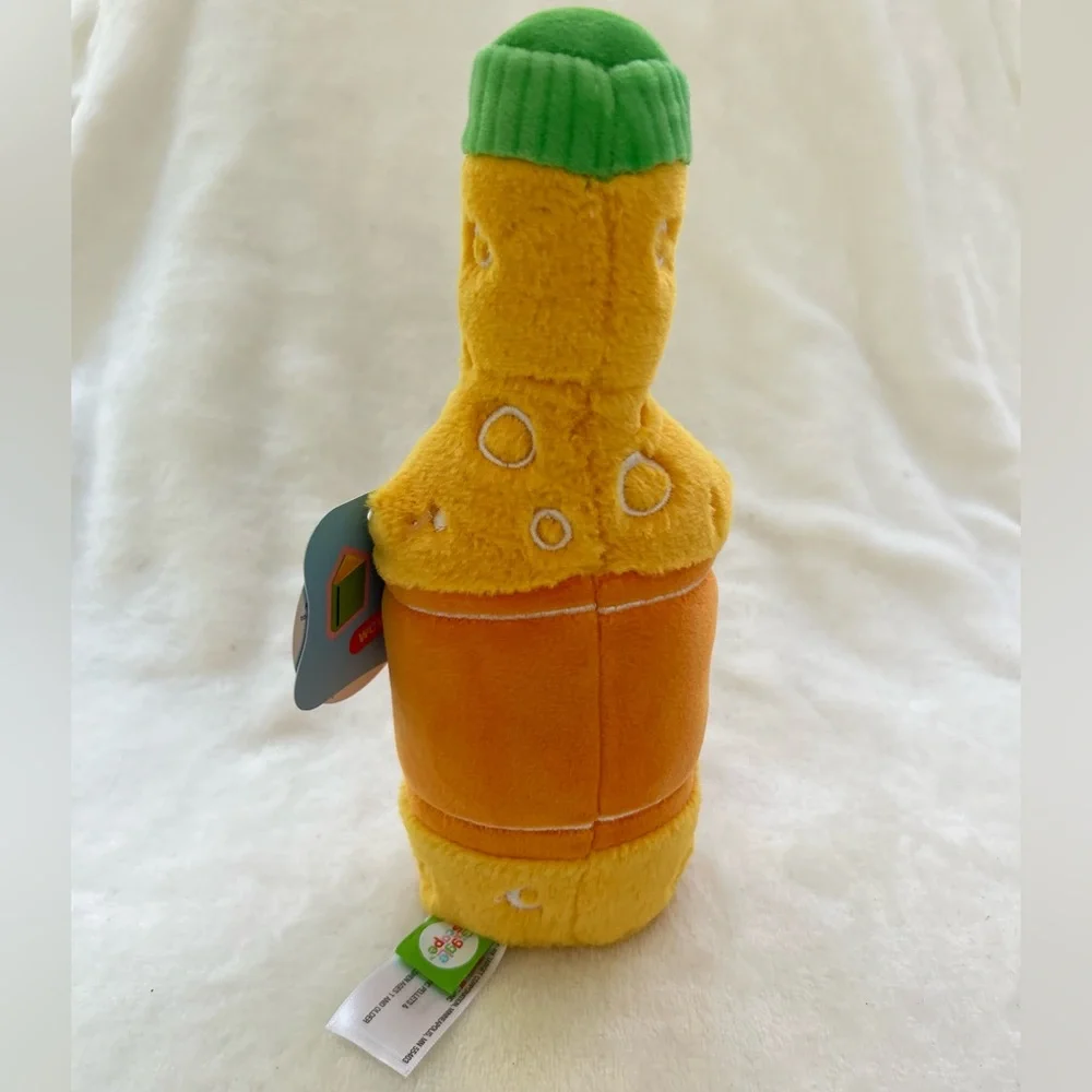Gigglescape Orange Soda Cola Bottles Plushes Anamorphic Kawaii Stuffed NEW